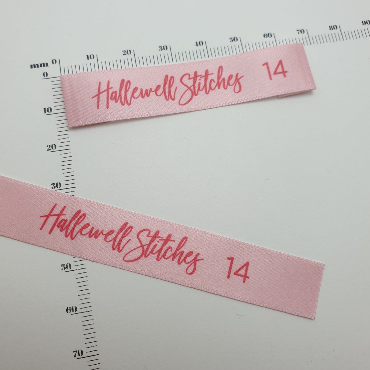 #16WS - SATIN ENDFOLD LABELS