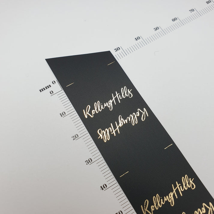 Black Polytape / 25mm